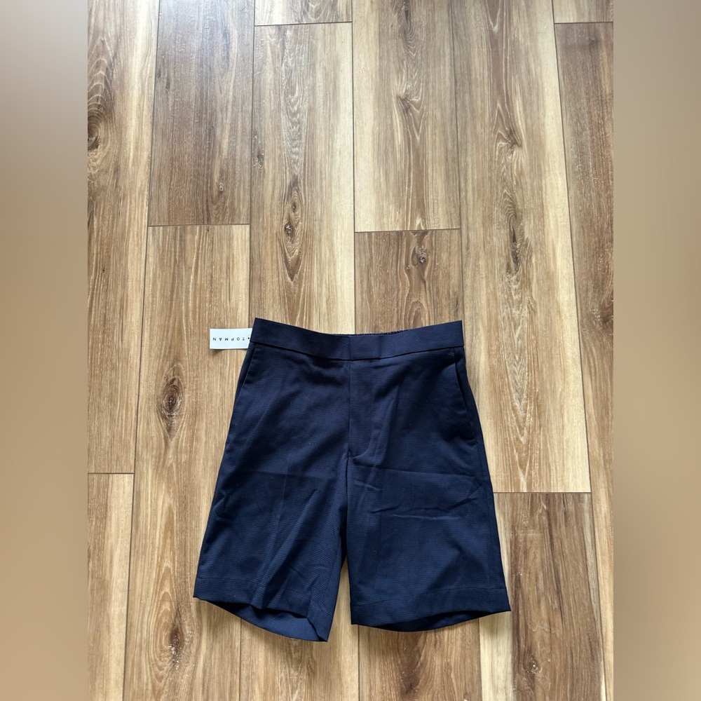 Topman mens navy blue Shorts size 28 NWT